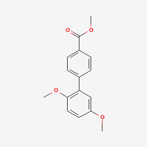 molecular formula C16H16O4 B1471028 Methyl 4-(2,5-dimethoxyphenyl)benzoate CAS No. 1437794-61-0