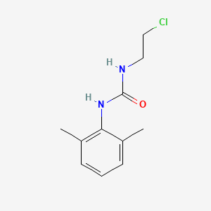 molecular formula C11H15ClN2O B14710332 Urea, 1-(2-chloroethyl)-3-(2,6-xylyl)- CAS No. 13908-40-2