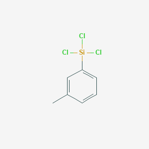 molecular formula C7H7Cl3Si B14710368 Trichloro(3-methylphenyl)silane CAS No. 13688-75-0