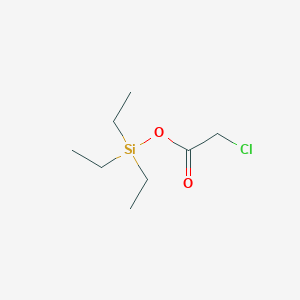 molecular formula C8H17ClO2Si B14710415 Triethylsilyl chloroacetate CAS No. 17680-26-1
