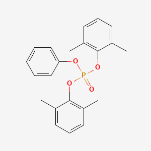 molecular formula C22H23O4P B14710417 Bis(2,6-dimethylphenyl) phenyl phosphate CAS No. 23666-93-5