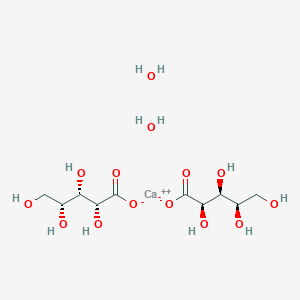 molecular formula C10H22CaO14 B1471052 D-Xylonic acid calcium salt CAS No. 72656-08-7