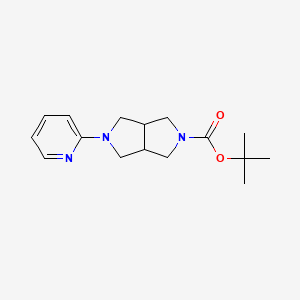 tert-butyl 5-(pyridin-2-yl)hexahydropyrrolo[3,4-c]pyrrole-2(1H)-carboxylate