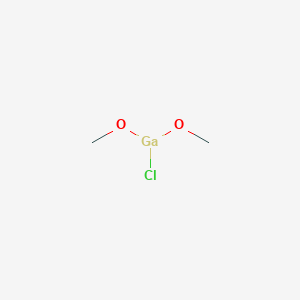 molecular formula C2H6ClGaO2 B14710577 Gallium chloride methoxide (1/1/2) CAS No. 21907-51-7