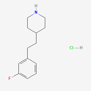 4-[2-(3-Fluorophenyl)ethyl]piperidine hydrochloride