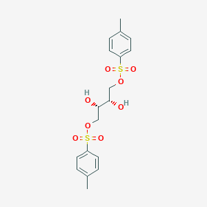 molecular formula C18H22O8S2 B147106 (-)-1 4-Di-o-tosyl-L-threitol CAS No. 57495-46-2
