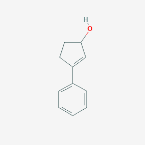 molecular formula C11H12O B14710611 3-Phenylcyclopent-2-en-1-ol CAS No. 19926-46-6