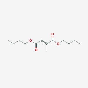 molecular formula C13H22O4 B14710628 Dibutyl 2-methylbut-2-enedioate CAS No. 22644-92-4