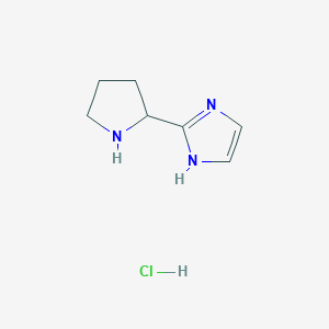 2-(pyrrolidin-2-yl)-1H-imidazole hydrochloride