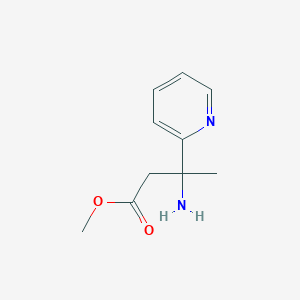 Methyl 3-amino-3-(pyridin-2-yl)butanoate