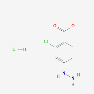 Methyl 2-chloro-4-hydrazinylbenzoate hydrochloride