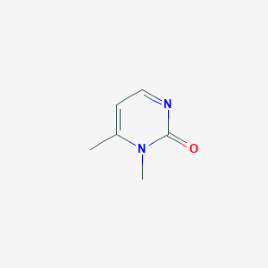 molecular formula C6H8N2O B14710677 1,6-Dimethylpyrimidin-2(1H)-one CAS No. 15231-74-0