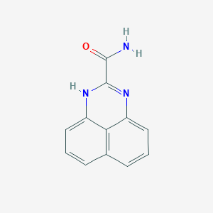 molecular formula C12H9N3O B14710686 1H-Perimidine-2-carboxamide CAS No. 20957-19-1