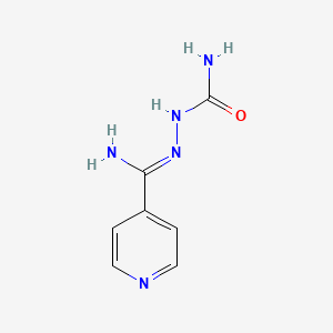 {[Amino(pyridin-4-yl)methylidene]amino}urea
