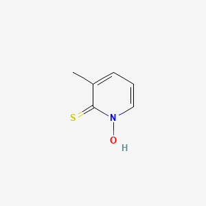 molecular formula C6H7NOS B14710726 1-Hydroxy-3-Methylpyridine-2(1h)-Thione CAS No. 24367-34-8