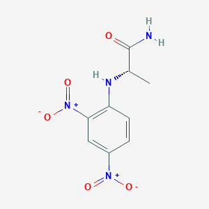 molecular formula C9H10N4O5 B14710751 N~2~-(2,4-Dinitrophenyl)-L-alaninamide CAS No. 15159-80-5