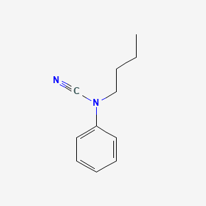 molecular formula C11H14N2 B14710885 Butyl(phenyl)cyanamide CAS No. 20914-21-0