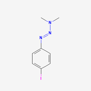 molecular formula C8H10IN3 B14710920 3,3-Dimethyl-1-(p-iodophenyl)triazene CAS No. 23456-93-1