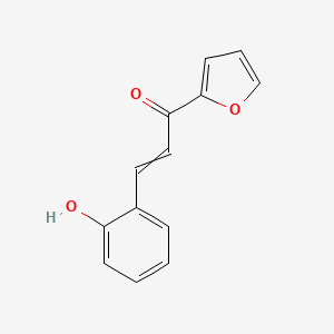 molecular formula C13H10O3 B14710956 1-(Furan-2-yl)-3-(2-hydroxyphenyl)prop-2-en-1-one CAS No. 18234-58-7