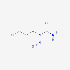 molecular formula C4H8ClN3O2 B14710989 1-(3-Chloropropyl)-1-nitrosourea CAS No. 13406-05-8