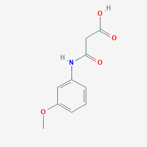 molecular formula C10H11NO4 B14711016 3-(3-Methoxyanilino)-3-oxopropanoic acid CAS No. 15116-22-0