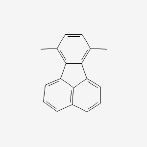 molecular formula C18H14 B14711017 7,10-Dimethylfluoranthene CAS No. 22271-04-1