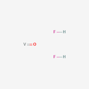 molecular formula F2H2OV B14711037 Oxovanadium--hydrogen fluoride (1/2) CAS No. 13814-83-0