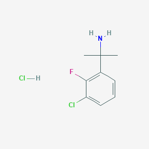 2-(3-Chloro-2-fluorophenyl)propan-2-amine hydrochloride