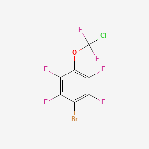 1-Bromo-4-[chloro(difluoro)methoxy]-2,3,5,6-tetrafluoro-benzene