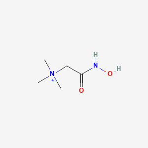 molecular formula C5H13N2O2+ B14711152 Ethanaminium, 2-(hydroxyamino)-N,N,N-trimethyl-2-oxo- CAS No. 14122-13-5