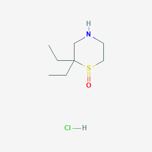2,2-Diethyl-1lambda4-thiomorpholin-1-one hydrochloride