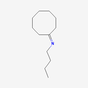 molecular formula C12H23N B14711192 N-Butylcyclooctanimine CAS No. 13363-14-9