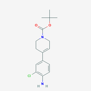 tert-Butyl 4-(4-amino-3-chlorophenyl)-5,6-dihydropyridine