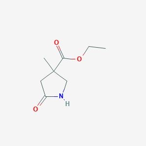Ethyl 3-methyl-5-oxopyrrolidine-3-carboxylate