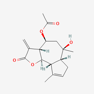 molecular formula C17H22O5 B14711297 cumambrin A CAS No. 20482-33-1