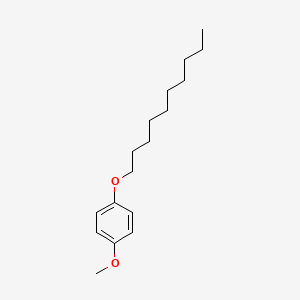 molecular formula C17H28O2 B14711302 Decyl 4-methoxyphenyl ether CAS No. 20743-98-0