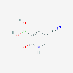 molecular formula C6H5BN2O3 B1471134 5-Cyano-1,2-dihydro-2-oxopyridine-3-boronic acid CAS No. 903899-12-7