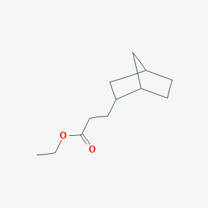 molecular formula C12H20O2 B1471142 Ethyl 3-{bicyclo[2.2.1]heptan-2-yl}propanoate CAS No. 1797121-57-3