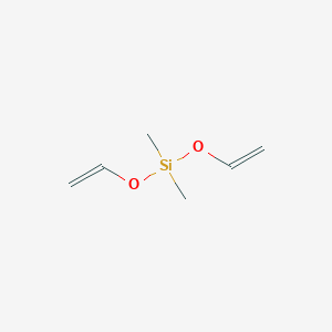 molecular formula C6H12O2Si B14711471 Bis(ethenyloxy)(dimethyl)silane CAS No. 15074-68-7