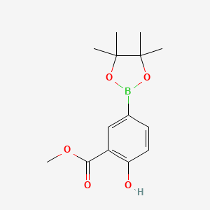 Methyl 2-hydroxy-5-(tetramethyl-1,3,2-dioxaborolan-2-yl)benzoate