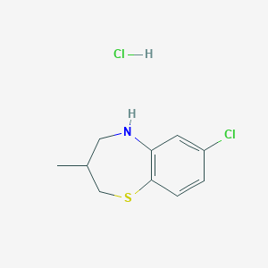 7-Chloro-3-methyl-2,3,4,5-tetrahydro-1,5-benzothiazepine hydrochloride