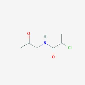 2-chloro-N-(2-oxopropyl)propanamide