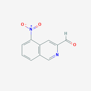 3-Isoquinolinecarboxaldehyde, 5-nitro-