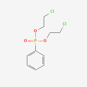 molecular formula C10H13Cl2O3P B14711679 Bis(2-chloroethyl) phenylphosphonate CAS No. 13547-39-2