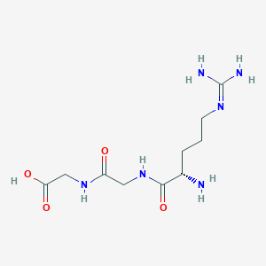 molecular formula C10H20N6O4 B14711698 Arg-Gly-Gly CAS No. 23576-41-2