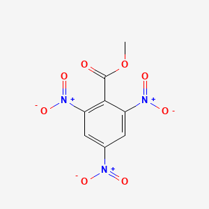molecular formula C8H5N3O8 B14711716 Methyl 2,4,6-trinitrobenzoate CAS No. 15012-38-1