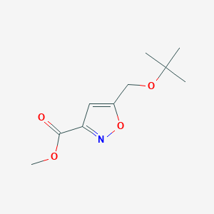 Methyl 5-[(tert-butoxy)methyl]-1,2-oxazole-3-carboxylate