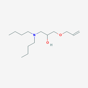 molecular formula C14H29NO2 B14711725 1-(Dibutylamino)-3-(prop-2-en-1-yloxy)propan-2-ol CAS No. 20734-37-6
