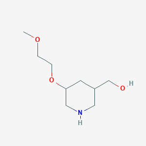 [5-(2-Methoxyethoxy)piperidin-3-yl]methanol