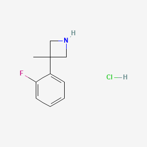 3-(2-Fluorophenyl)-3-methylazetidine hydrochloride